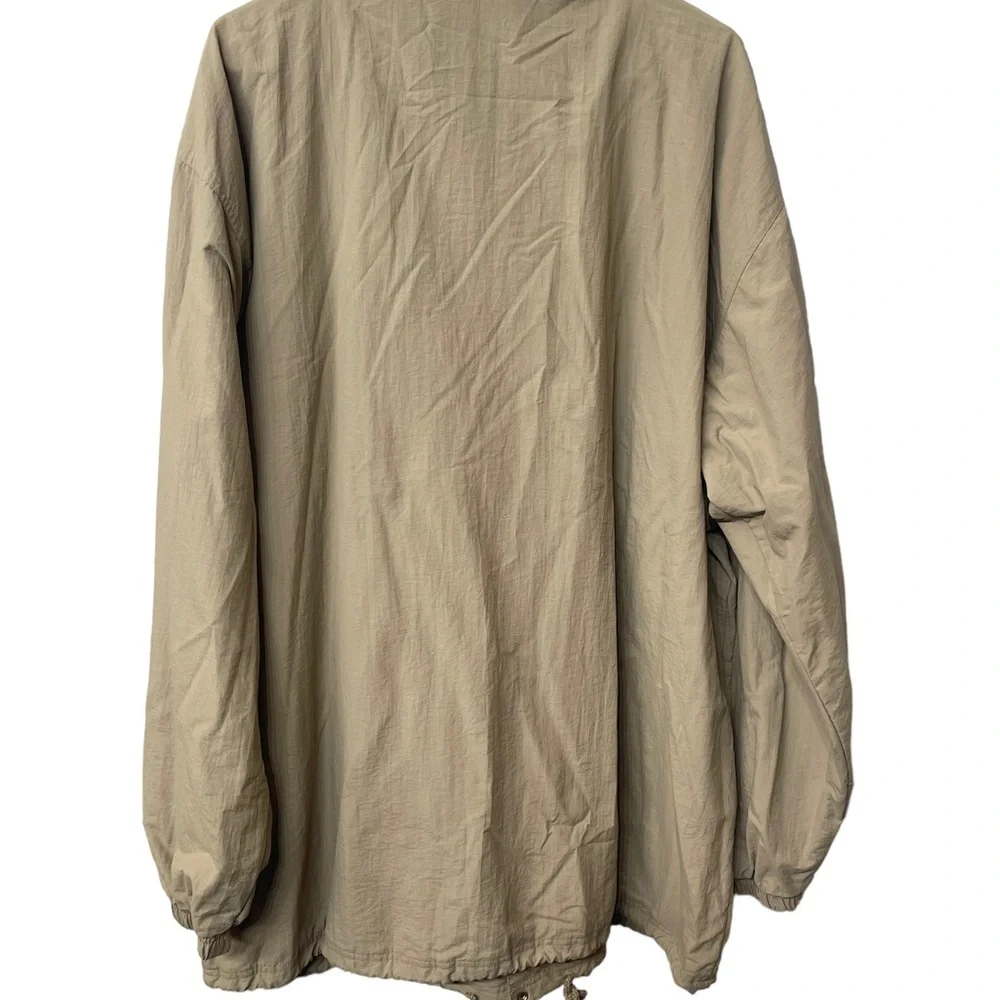 Sean John Men's Spell Out Khaki Tan Military Button Jacket‎ - Size XL